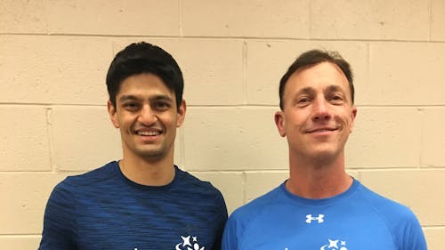 Armaan Saxena (left), manager of Programs and Family Relations, and Glenn Jenkins (right), executive director of Embrace Kids Foundation, have both been committed to helping the families that require assistance, whether emotional or financial. – Photo by Jaimin Gandhi