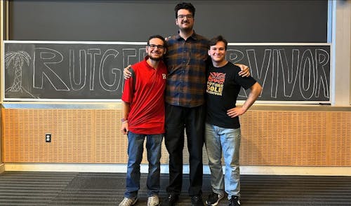Adam Tropper, Peter Slattery and Max Rubin are responsible for bringing the reality TV classic, "Survivor," to Rutgers—New Brunswick. – Photo by rutgerssurvivor / Instagram