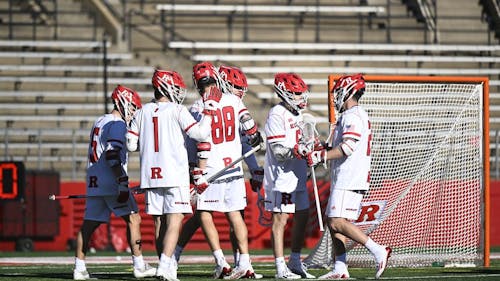 The Rutgers men's lacrosse team earned a come-from-behind victory against Lehigh in its season opener on Saturday. – Photo by Scarletknights.com