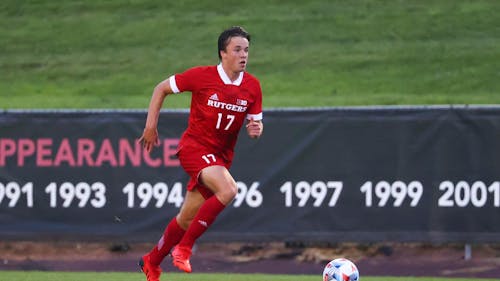 Senior forward Ola Maeland will need to lead the forward line and create scoring opportunities for the Rutgers men's soccer team on Wednesday. – Photo by ScarletKnights.com
