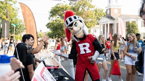 This year's Involvement Fair hosted approximately 700 tables for various Rutgers clubs and extracurricular organizations.  – Photo by Henry Wang