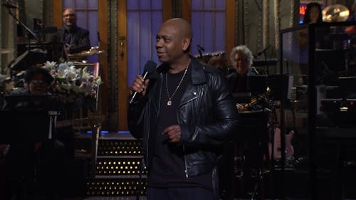 Even if Dave Chappelle's "Saturday Night Live" performance was good, he shouldn't have been given the platform in the first place.  – Photo by @nbcsnl / Twitter