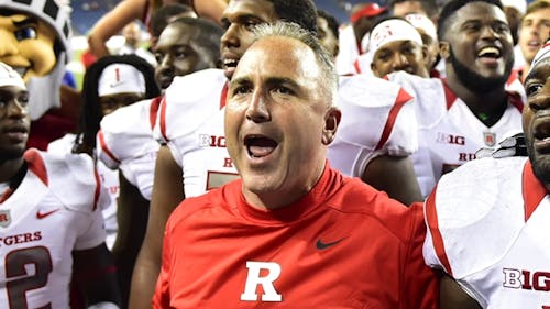 Head coach Kyle Flood, who has preached a family environment in all four years of his time at the helm for Rutgers, said he plans to spend Thanksgiving Day with his football team. – Photo by Photo by The Daily Targum | The Daily Targum