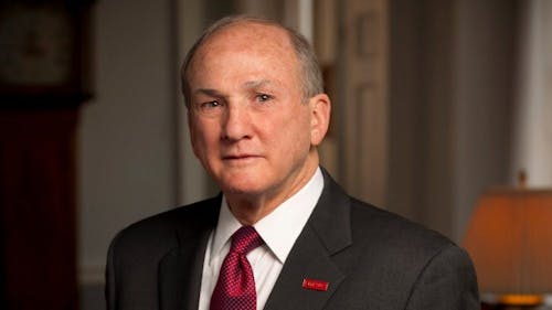 University President Robert L. Barchi said in an announcement today that certain members of the administration will take a four-month pay cut and portions of the University's reserve funds will be utilized to help make up financial losses due to the coronavirus disease (COVID-19). – Photo by Rutgers.edu