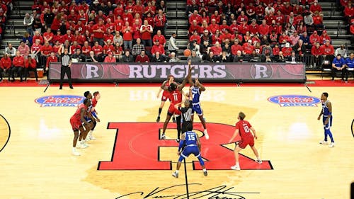 The Rutgers men's basketball team will look to snap its two-game losing streak in the Garden State Hardwood Classic this Saturday. – Photo by Ben Solomon / Scarletknights.com