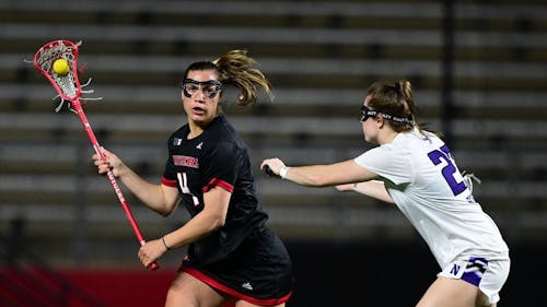 Once again, senior defender Meghan Ball will look to make an impact in ground balls and caused turnovers when the Rutgers women's lacrosse team takes on Vermont on the road this weekend. – Photo by ScarletKnights.com