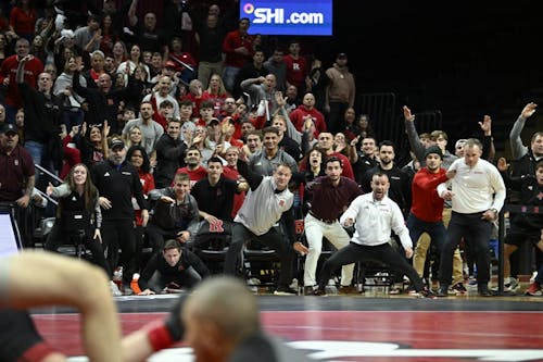 The Rutgers wrestling team will look to return to its winning ways against Maryland on Friday at Jersey Mike's Arena on Livingston campus.  – Photo by Cos Lymperopoulos / Scarletknights.com