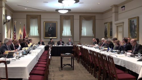 The Rutgers Board of Governors passed a last-minute resolution at its Dec. 17, 2020, meeting to increase the number of public speakers to 12 from its previous five-person limit. – Photo by New Brunswick Today / Youtube