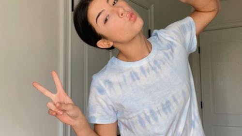 Charlie D'amelio is the most followed person on TikTok at just 15 years old, and is continually ridiculed for her appearance on social media. – Photo by tiktok