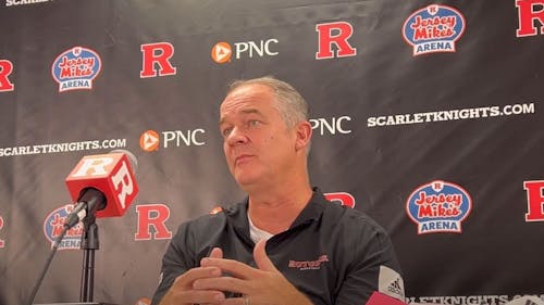 Head coach Steve Pikiell looks to make program history as the Rutgers men's basketball team begins its quest for a third consecutive NCAA Tournament appearance.  – Photo by Aaron Breitman / Youtube