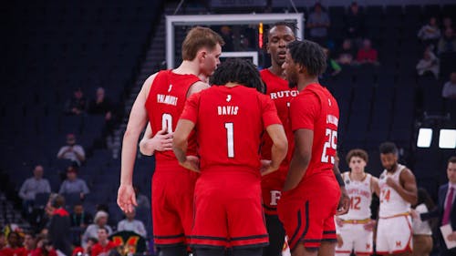 The Rutgers men's basketball team's season came to close after falling to Maryland 65-51 in the 2024 Big Ten Tournament. – Photo by Ben Horner
