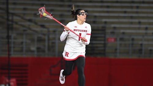 Freshman attacker Ava Kane recorded her first collegiate hat trick during the Rutgers women's lacrosse team's loss to Penn State. – Photo by ScarletKnight.com