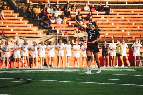 Graduate student midfielder Cassidy Spilis will look to lead the Rutgers women's lacrosse team to a victory over Maryland this weekend. – Photo by Evan Leong