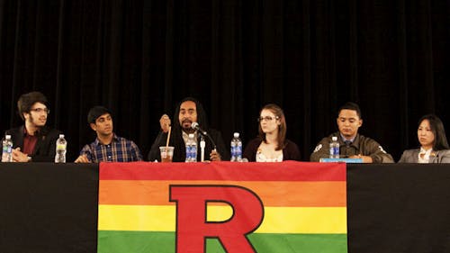 Panelists tell personal experiences about supporting the LGBTQ
community – Photo by Noah Whittenburg