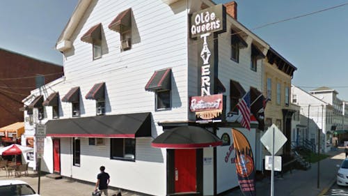 Olde Queens Tavern, on Easton Avenue, conducted renovations over Spring Break. Changes included updated copper bar tops and new flooring. – Photo by Google Maps