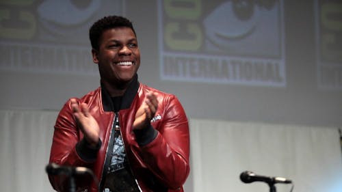 John Boyega is a British-Nigerian actor who played Finn in the latest movies of Disney's "Star Wars" franchise. He recently opened up about being discriminated against while playing the role.   – Photo by Wikimedia