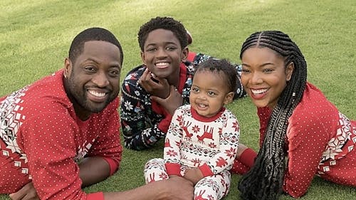 Pictured above are Dwyane Wade, Zaya Wade, Kaavia Wade and Gabrielle Union-Wade. Former NBA player Dwayne and actress Gabrielle have been married for more than five years.  – Photo by Photo by Instagram | The Daily Targum