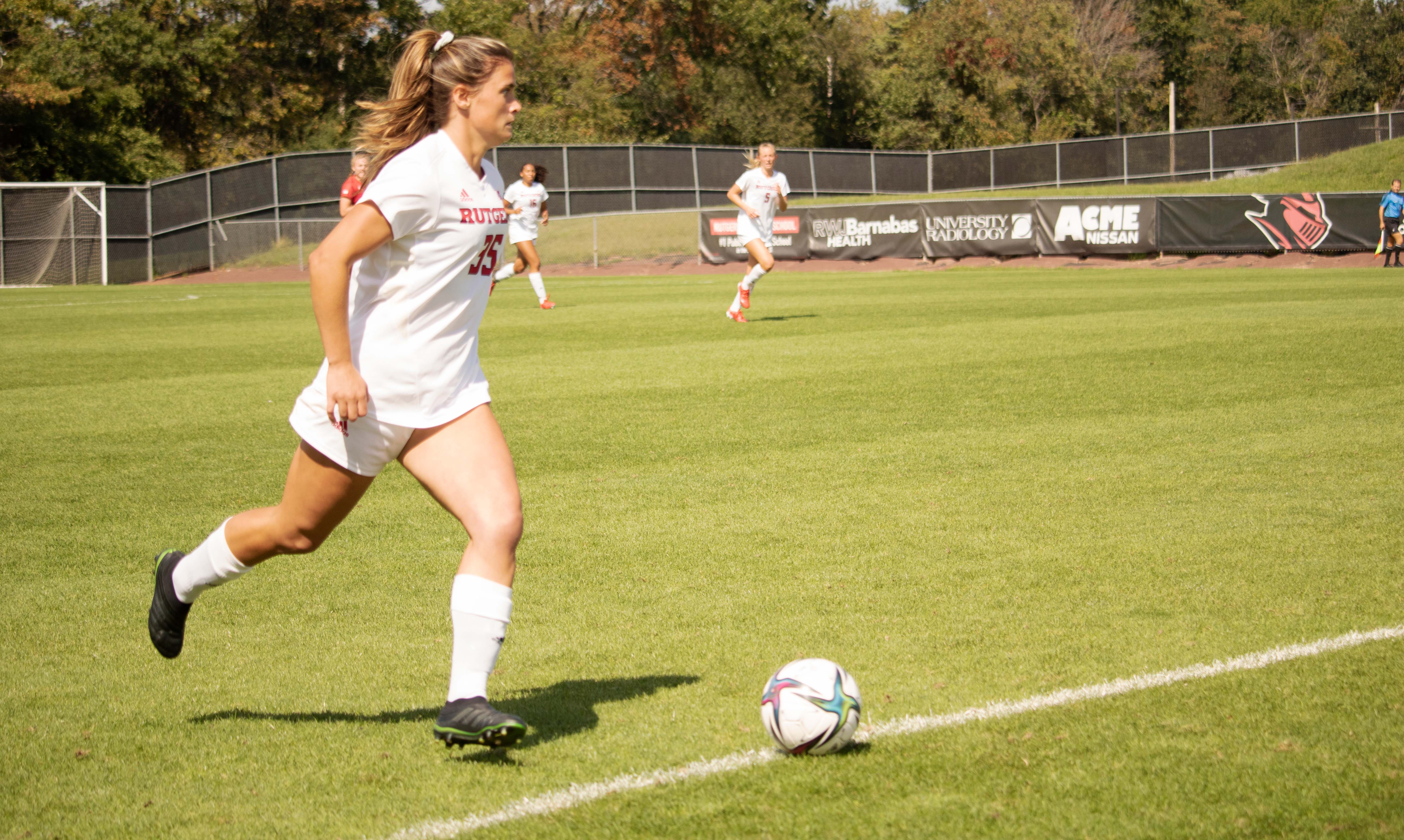 No 9 Rutgers Women S Soccer Defeats Michigan State Clinches Share Of Big Ten Title The Daily Targum