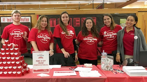 Rutgers hosted its second annual Giving Day in conjunction with International Giving Tuesday, hoping to raise $1 million after exceeding that goal in 2015. They raised just over $980,000 through the day. – Photo by Photo by Georgette Stillman | The Daily Targum