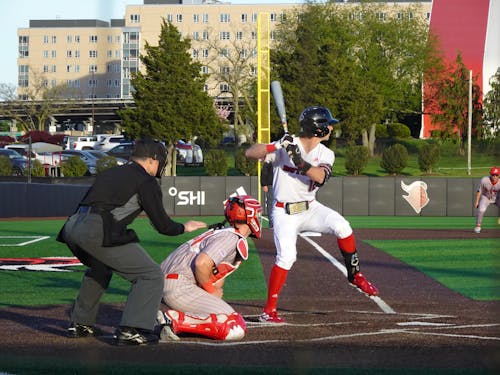 Redshirt sophomore infielder Tony Santa Maria hit a home run against Maryland in the Rutgers baseball team's three-game series this weekend. – Photo by Zoe Torralba