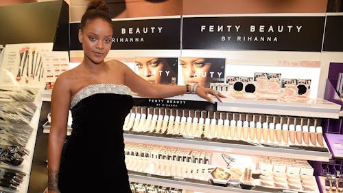 Pop icon Rihanna is one of many celebrities who've taken the beauty industry by storm with self-made makeup brands.  – Photo by Fenty Beauty / Twitter 