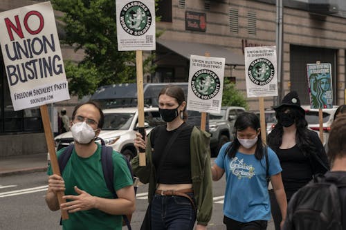 After successfully unionizing various locations since 2021, multiple Starbucks unions have recently launched a nationwide strike. – Photo by @business / Twitter
