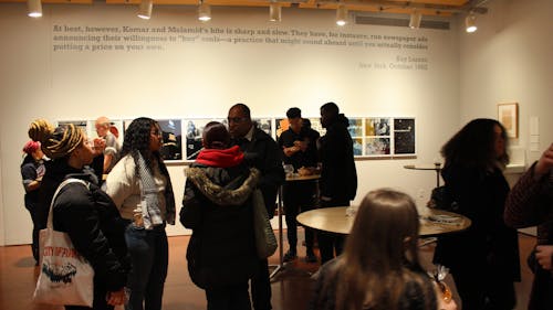 On Thursday, the Zimmerli Art Museum hosted the latest installment of its SparkNights series, showcasing the work of Black artists. – Photo by Allyssa Bovasso-Pignataro