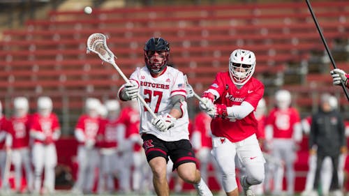 Junior midfielder Shane Knobloch will be one of the key players in a potential bounce-back victory against Loyola Maryland after a loss to Army last weekend. – Photo by ScarletKnights.com