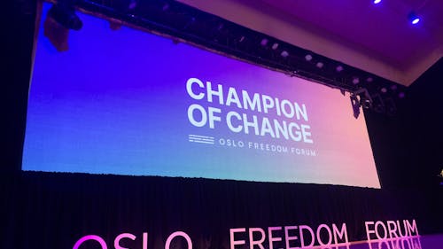 At Oslo Freedom Forum, democracy and human rights issues inspire attendees to think about how to best create change. – Photo by Richard Suta
