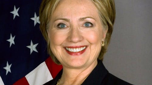 Former secretary of state Hillary Clinton received $25,000 to attend tonight’s conversation with Ruth B. Mandel, director of the Eagleton Institute of Politics. She will discuss American democracy and its institutions, her political career and role in the women’s political movement. – Photo by Wikimedia
