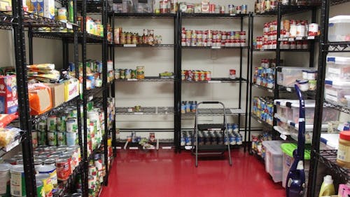 A little over a year ago, Rutgers created a food pantry to help students who could not consistently afford to eat. The pantry provides non-perishable food and more. – Photo by Brianna Bornstein