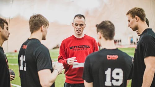 The Rutgers football team started off the bye week by firing offensive coordinator Sean Gleeson. – Photo by Scarletknights.com