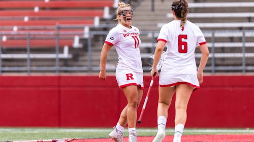 Graduate student attacker Taralyn Naslonski looks to keep her Big Ten Offensive Player of the Week form going as the Rutgers women's lacrosse team travels to face Northwestern in a ranked matchup. – Photo by Taralyn Naslonski / Twitter
