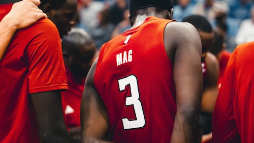 Senior forward Mawot Mag spent four memorable years with the Rutgers men's basketball team before entering the transfer portal. – Photo by Evan Leong