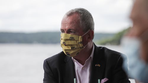 Gov. Phil Murphy (D-N.J.) said groups that will be eligible for the vaccine starting April 1 include essential workers in higher education, libraries and retail financial services. – Photo by Phil Murphy / Twitter