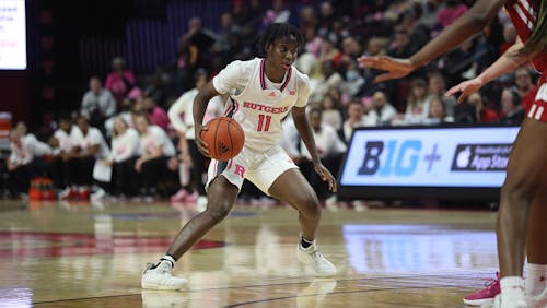 Graduate student guard Awa Sidibe will be out indefinitely after suffering an undisclosed injury. – Photo by Ariel Fox / ScarletKnights.com