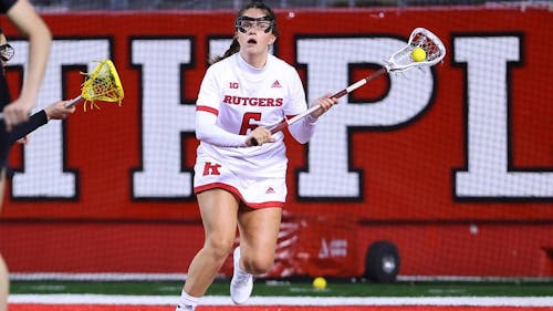 Graduate student attacker Stephanie Kelly earned Big Ten Co-Offensive Player of the Week honors for her strong play last week. – Photo by Scarletknights.com