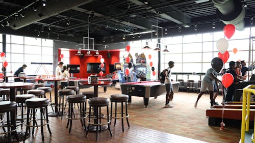 The Rutgers Zone at the Rutgers Student Center on Livingston campus offers recreational games as well as desserts. – Photo by Rutgers.edu