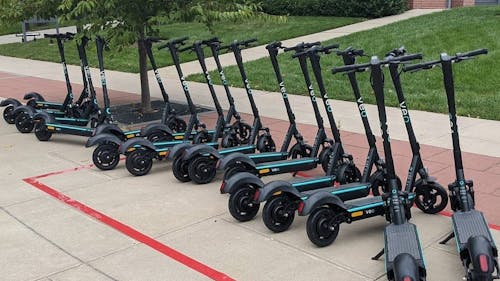 Jack Molenaar, senior director of Rutgers Transportation Services, said electric scooters can help students travel on campus without having to catch a bus.  – Photo by Twitter