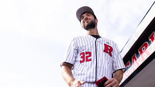Sophomore first baseman Jordan Sweeney was the hero yesterday as Rutgers Baseball won its 15th straight game. – Photo by Dustin Satloff / Scarletknights.com