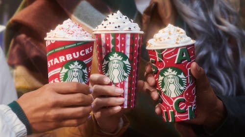Whether you're loyal to Starbucks or a huge fan of Dunkin', the various delicious holiday drinks and snacks these coffee giants offer are bound to warm up your winter.  – Photo by Starbucks /  Twitter