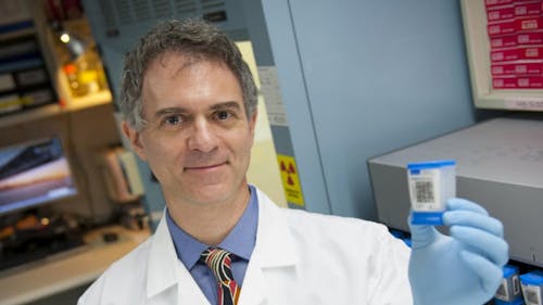 Director of the Rutgers New Jersey Medical School Public Health Research Institute Dr. David Alland developed the new test with his colleagues. – Photo by John Emerson