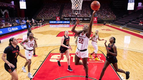 Freshman center Sakima Walker, fifth-year senior Arella Guirantes and sophomore forward Tyia Singleton have not played since Jan. 3 due to coronavirus disease (COVOD-19) within the program. – Photo by Rutgers Womens Basketball / Twitter