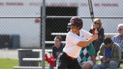 Sophomore first baseman Rebecca Hall is one of several hitters expected to produce at the plate to help fill in the gap left by recently graduated Jackie Bates. – Photo by Photo by The Daily Targum | The Daily Targum