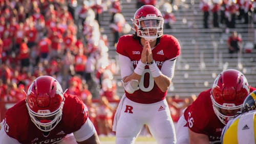 Senior quarterback Noah Vedral and the Rutgers football team have a chance to reach their first bowl game in seven years if they can defeat Maryland at SHI Stadium on Saturday.  – Photo by Emma Garibian