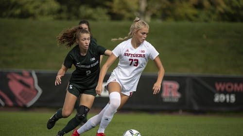 Junior forward Riley Tiernan will look to produce in the stat sheet for the Rutgers women's soccer team when they start Big Ten play this weekend. – Photo by ScarletKnights.com