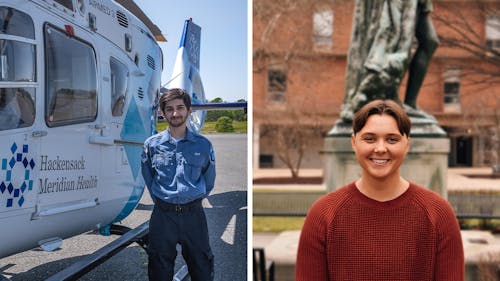 Hamza Choudhry, a Edward J. Bloustein School of Planning and Public Policy senior, and Maddison Van Der Mark, a School of Arts and Sciences junior, are finalists for the Harry S. Truman Scholarship. – Photo by Courtesy of Madison Van Der Mark and Hamza Choudhry