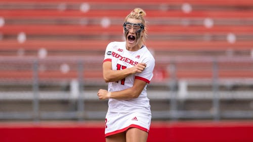 Graduate student attacker Taralyn Naslonski and the Rutgers women's lacrosse team wrap up their regular season in Columbus, Ohio, when they take on Ohio State tomorrow night. – Photo by Rutgers Women's Lacrosse / Twitter