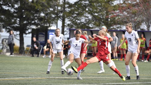 Junior midfielder Becci Fluchel and the Rutgers women's soccer team will now have to wait two weeks to find out their postseason fate after losing in the first round of the Big Ten Tournament.  – Photo by Northwestern Soccer / Twitter