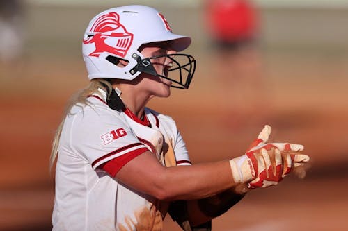 Senior infielder Payton Lincavage was a strong contributor to the Rutgers woman's softball team's sweep at the NorCal Kickoff this past weekend. – Photo by Mike Carlson / ScarletKnights.com